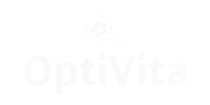 Logotipo OptiVita V branco